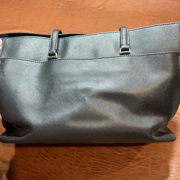 Tory Burch Black Leather Tote - Picture 2 of 10